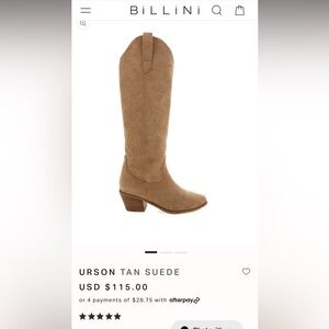 Billini knee high boot